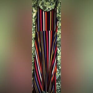 Striped maxi dress